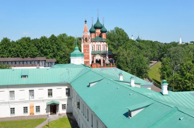 yaroslavl ve spaso-preobrajensky Manastırı parçası micael arhangel Kilisesi. Rusya'nın altın yüzük.