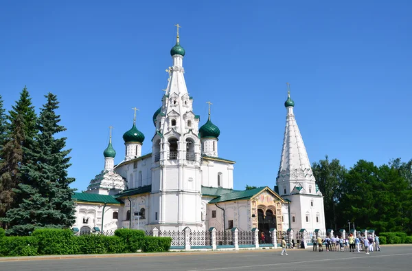 伊利亚 · prorok 在雅罗斯拉夫尔的教堂。俄罗斯金环. — 图库照片