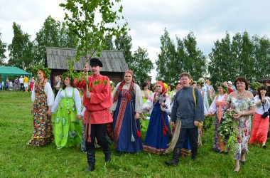 Rusya, suzdal trinity kutlama.