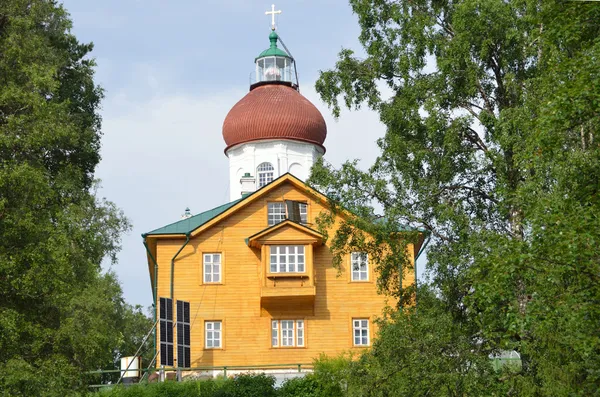 Solovki, Svyato-voznesensky skit (mosteiro) no Monte Sekirnaya — Fotografia de Stock