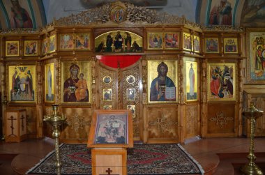 solovki, svyato-voznesensky skeç (Manastır) mount sekirnaya, kilisenin içinde varsayım