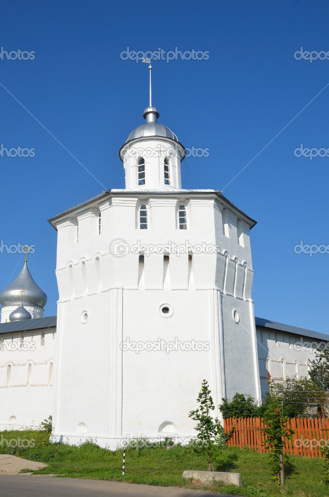 Defensive Tower of the Nikitsky monastery in Pereslavl-Zalessky, Golden ring of Russia