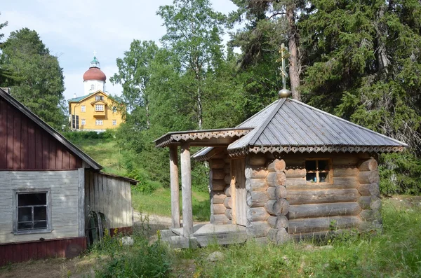 Solovki、マウント sekirnaya svyato ヴォズネセンスキー修道院 — ストック写真