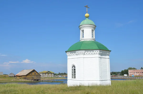 ソロヴェツキー修道院、正統派チャペル、ロシア. — ストック写真