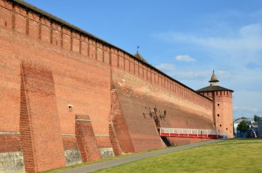 kremlin duvarı kolomna, golden Ring of pussia