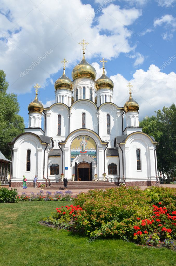 Nicolsky Cathedral in Nicolsky monastery in Pereslavl Zalessky, Golden ring of Russia.