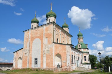 pereslavl zalessky, altın yüzük Rusya'nın goritsky Manastırı uspensky Katedrali.