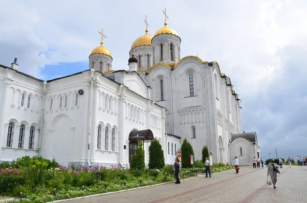 Uspienski katedry we Włodzimierzu, złoty pierścień Rosji — Zdjęcie stockowe