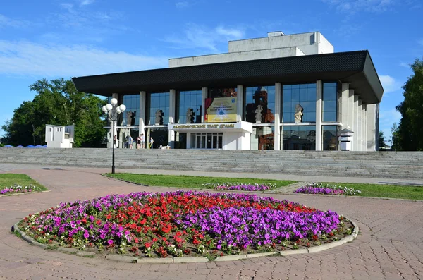 Akademicki Teatr dramatyczny w Vladimir, złoty pierścień Rosji — Zdjęcie stockowe
