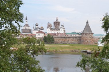 Solovetsky Manastırı yaz, Rusya Federasyonu.