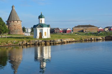 Rusya, Solovki, kilisenin Aziz Peter ve Paul liman refahı üzerinde