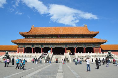 Çin sahne: arayan yasak şehir İmparatorluk Sarayı Pekin, 09 Ekim 2012, insanlar