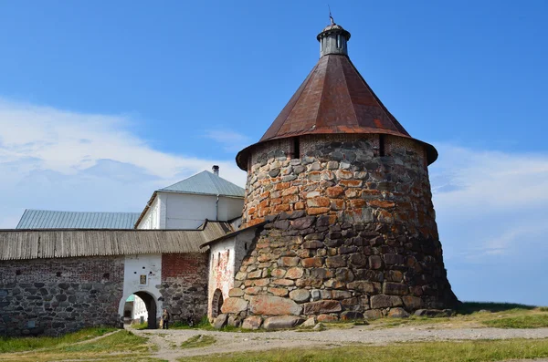 Соловецький монастир, Росія . — стокове фото