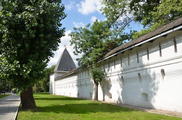 Stěny spaso Andronického kláštera v Moskvě — Stock fotografie