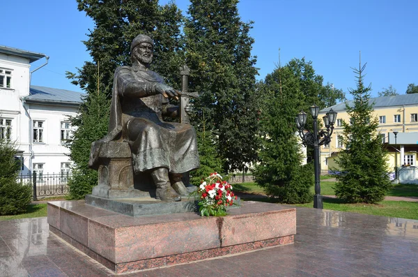 Кострома, памятник Юрию Долгорукому — стоковое фото