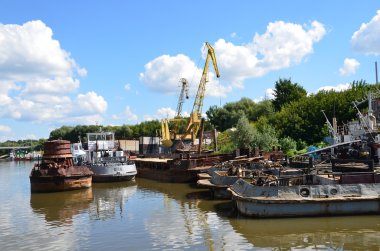 ryazan, Rusya göçü de düşülen nehir gemileri oka banka,
