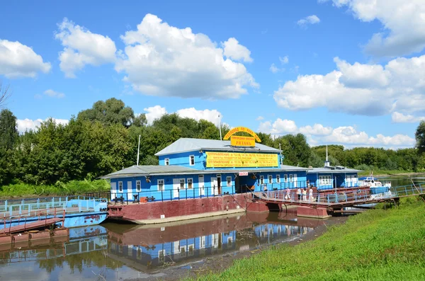 Ryazan, marina on the Oka River — Stock Photo, Image