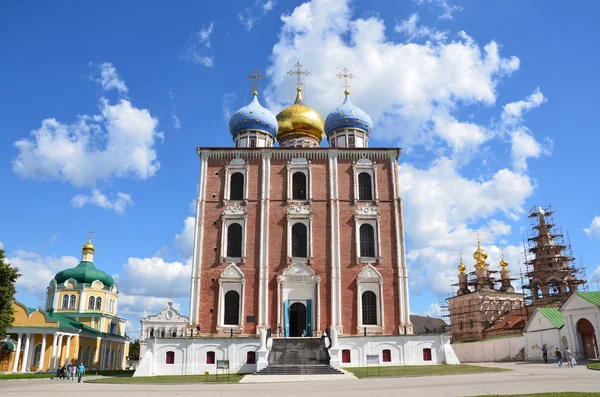 Preobrajensky 大教堂在梁赞克里姆林宫 — 图库照片