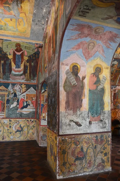 The church of Ilia Prorok inside in Yaroslavl, the golden ring of Russia