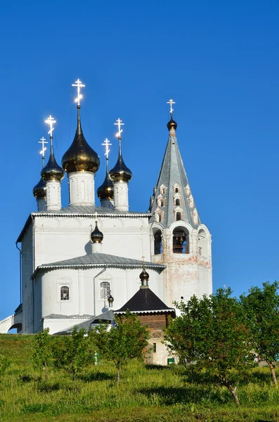 Nejsvětější Trojice Mikuláše l klášter v gorokhovets, zlatý prsten Ruska. — Stock fotografie