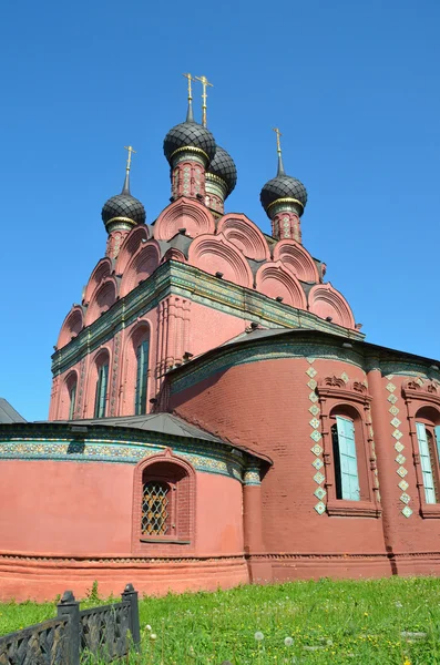 Igreja Epifania em Yaroslavl, século 17, o anel de ouro da Rússia — Fotografia de Stock