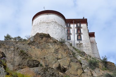 Tibet, Lhasa, dalai lamas residence potala Sarayı