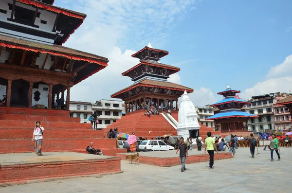 Nepal-Katmandu darbar kare — Stok fotoğraf