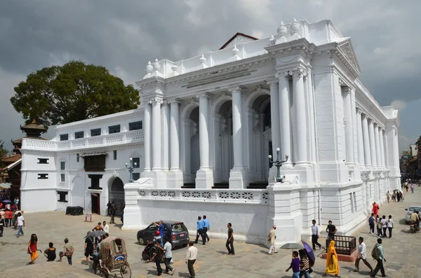 ネパール、カトマンズのダルバール広場、旧王宮、ハヌマン dhoka の複合体 — ストック写真
