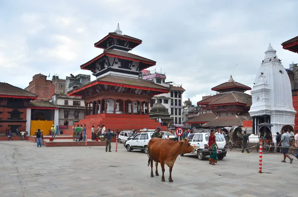Nepal, kathmandu darbar vierkante — Stockfoto