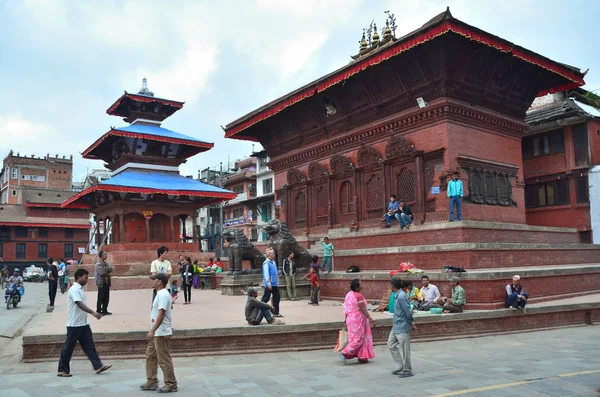 Nepal, kathmandu darbar vierkante — Stockfoto