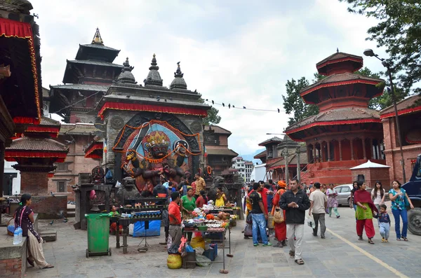 Nepal, kathmandu darbar vierkante — Stockfoto