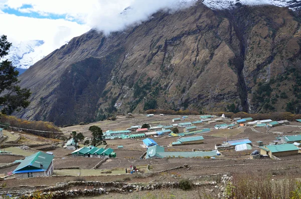 Nepal, Himalaya, il villaggio di Phortse Tenga — Foto Stock