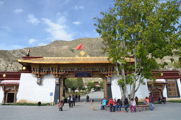 Tibet, sera klooster in de buurt van lhasa, 15 eeuw. — Stockfoto
