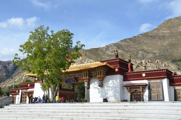 Tibet, monastero di Sera vicino a Lhasa, 15 secolo . — Foto Stock