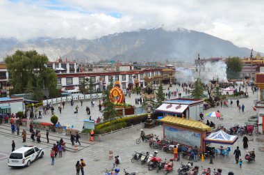 Lhasa, tibet antik Meydanı