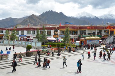 Lhasa, tibet antik Meydanı