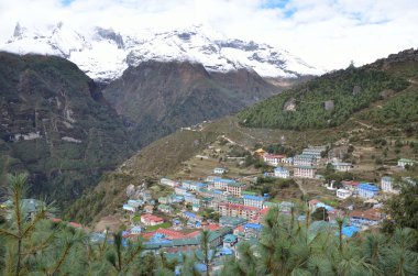 Nepal, Himalayalar, khumbu Vadisi khumjung hamlet