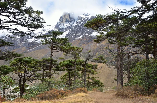 Nepal, Himalaya, berglandschap in de khumbu — Stockfoto