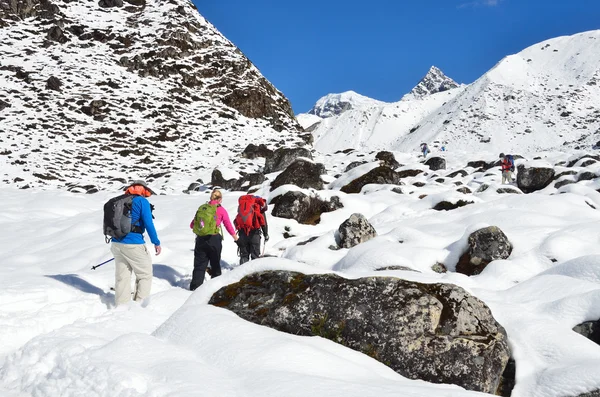 Nepal, trekking en Himalaya — Foto de Stock