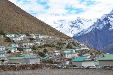 Nepal, Himalayalar, köy kumjung.
