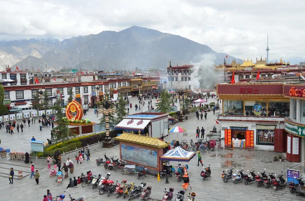 Tibet, panorama z Lhasy — Stock fotografie