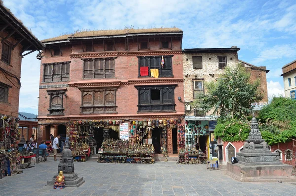 Nepal, kathmandu, svayambhunath buddhistischer komplex. — Stockfoto