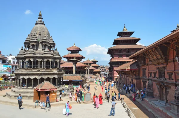 Nepal, patan, durbar (palatset) square. — Stockfoto