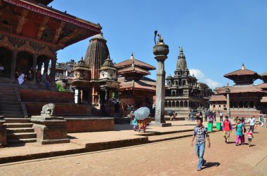 Nepal, patan, (saray) durbar Meydanı.