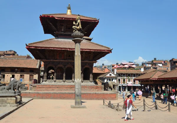 Nepal, Patan, Durbar (Palace) square. — Stock Photo, Image
