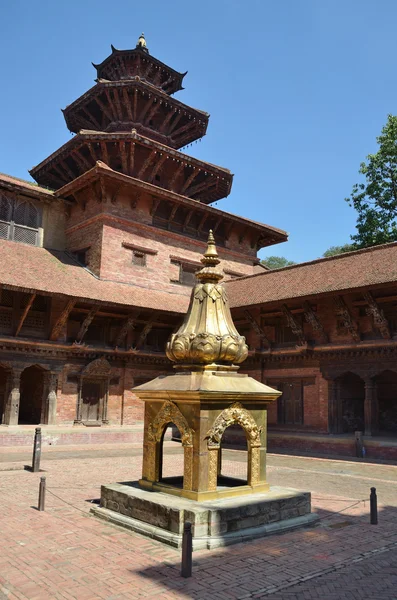 Nepal, Patan, Durbar square, Nepal, Koninklijk Paleis — Stockfoto