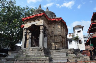 Nepal, Bhaktapur, eski şehir manzarası