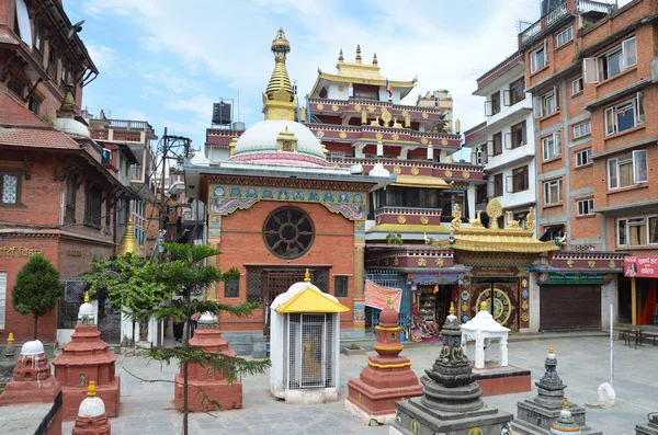 Nepál, kathmandu, jeden z buddhistického kláštery — Stock fotografie