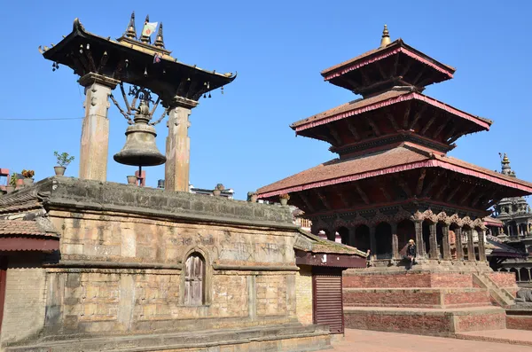 Nepal, patan, durbar square — Stockfoto