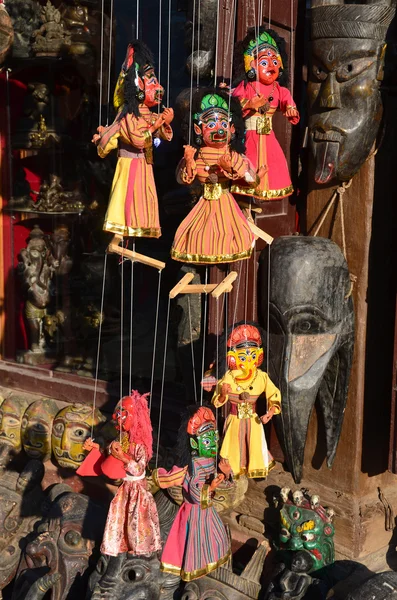 Nepal, Patan, Venda de lembranças — Fotografia de Stock